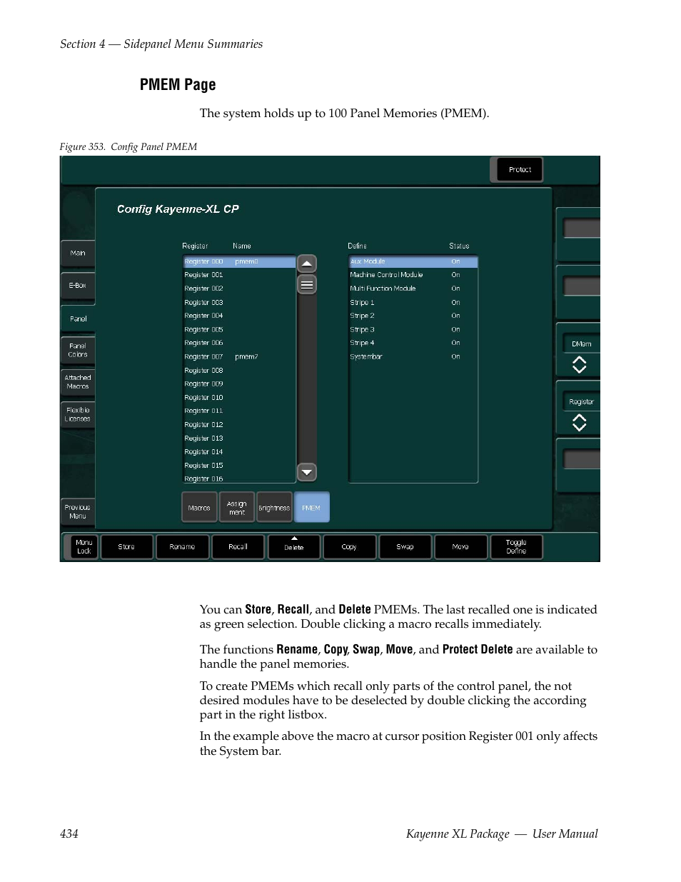 Fer to | Grass Valley Kayenne XL Package v.7.0.4 User Manual | Page 436 / 663