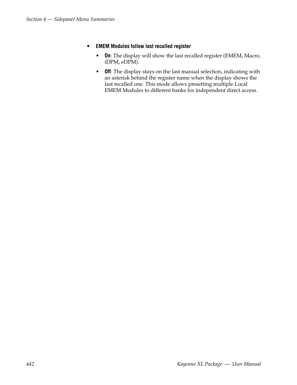 Grass Valley Kayenne XL Package v.7.0.4 User Manual | Page 444 / 663