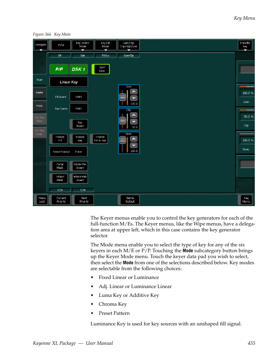 Grass Valley Kayenne XL Package v.7.0.4 User Manual | Page 457 / 663