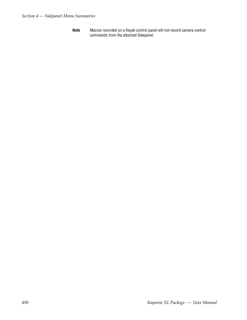 Grass Valley Kayenne XL Package v.7.0.4 User Manual | Page 492 / 663