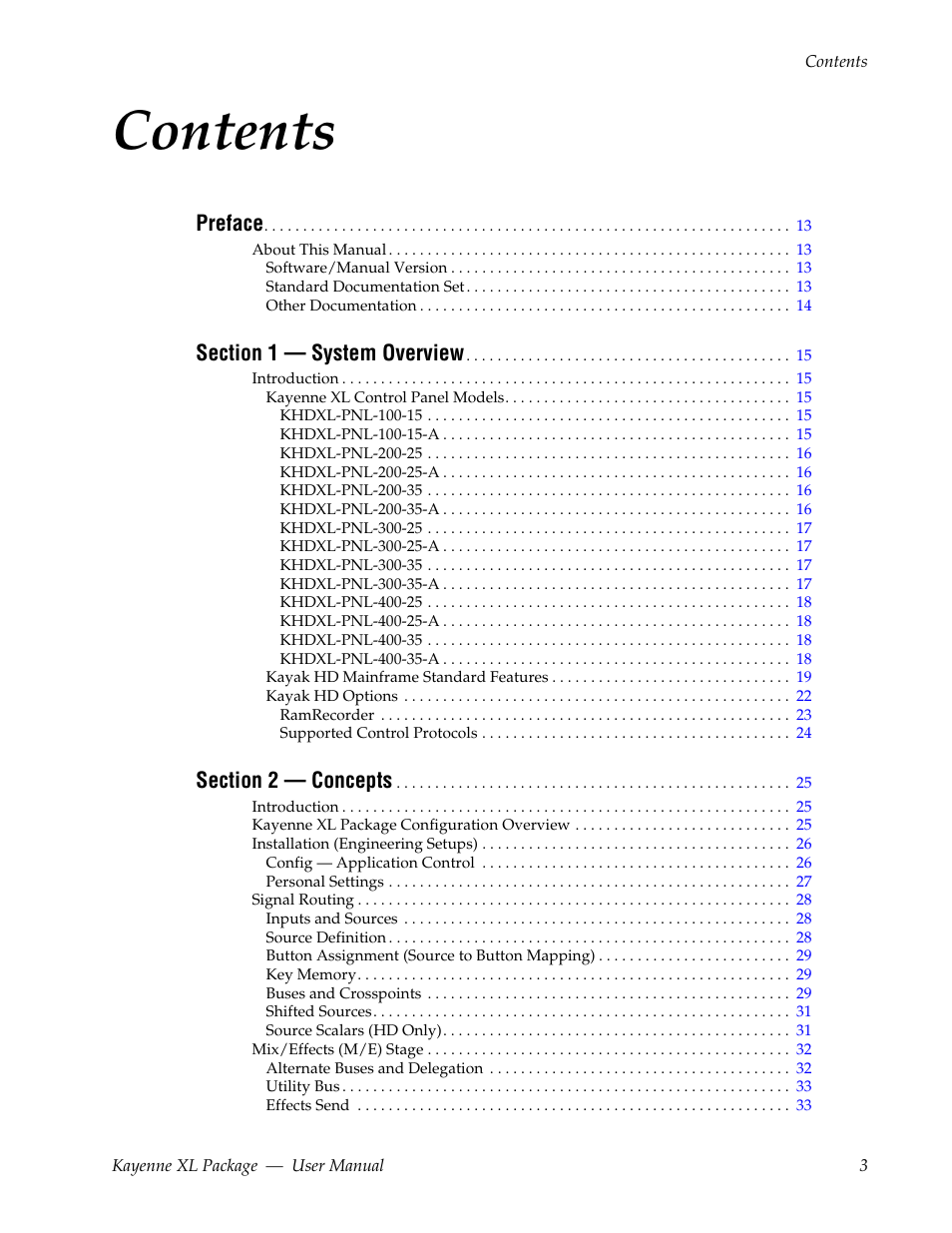 Grass Valley Kayenne XL Package v.7.0.4 User Manual | Page 5 / 663