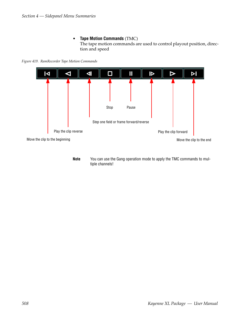 Grass Valley Kayenne XL Package v.7.0.4 User Manual | Page 510 / 663