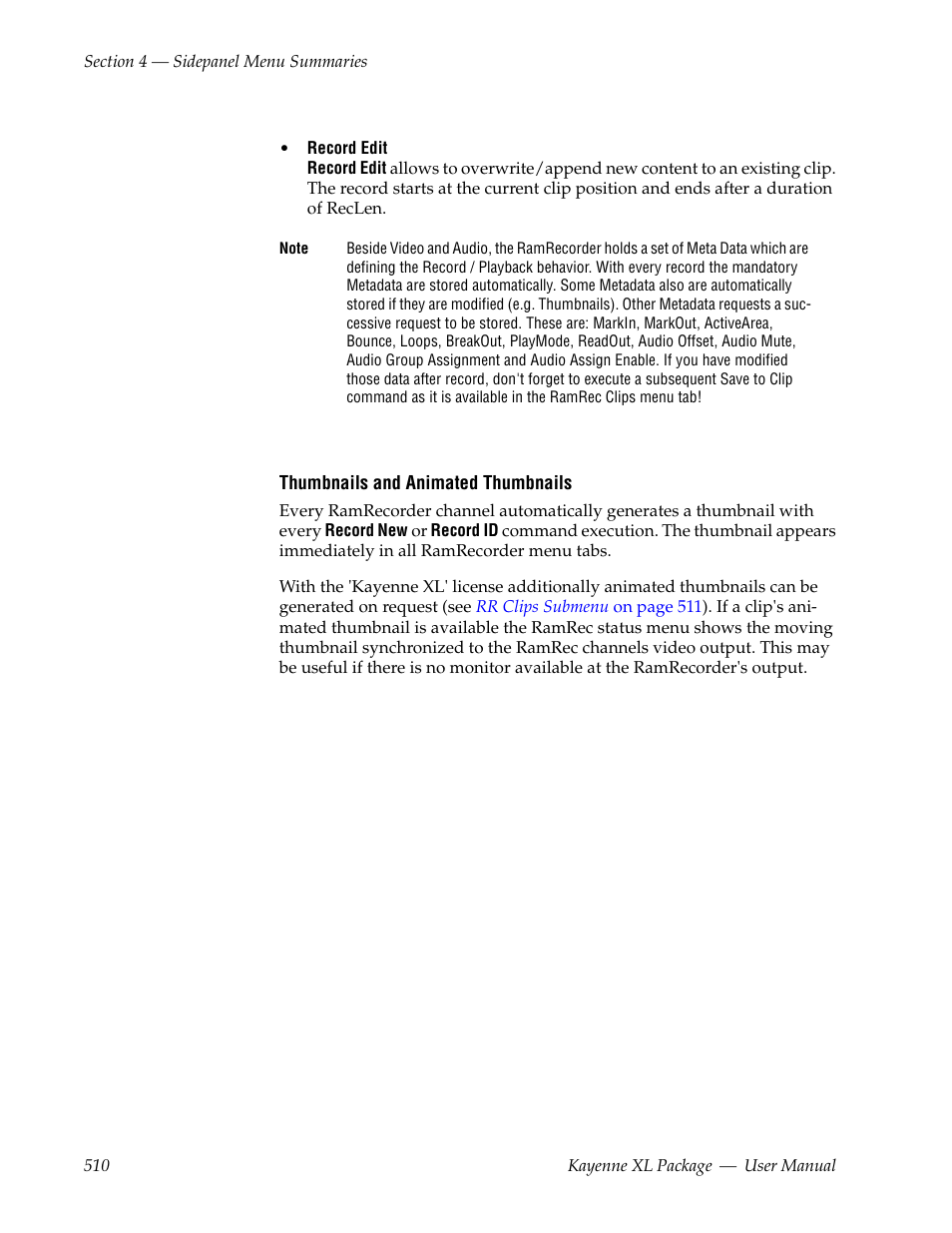 Grass Valley Kayenne XL Package v.7.0.4 User Manual | Page 512 / 663