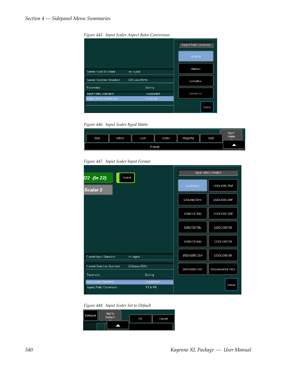 Grass Valley Kayenne XL Package v.7.0.4 User Manual | Page 542 / 663