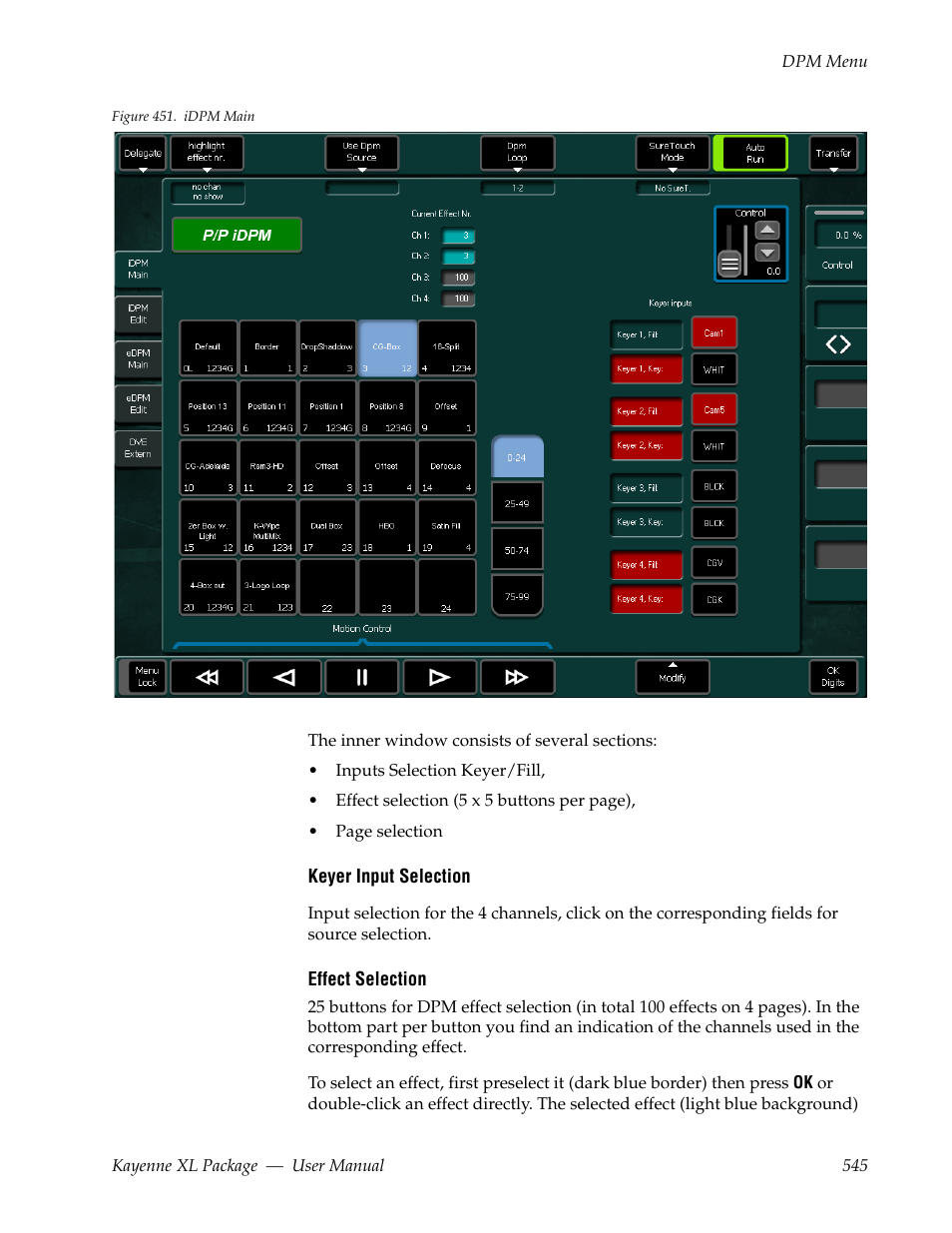 Grass Valley Kayenne XL Package v.7.0.4 User Manual | Page 547 / 663