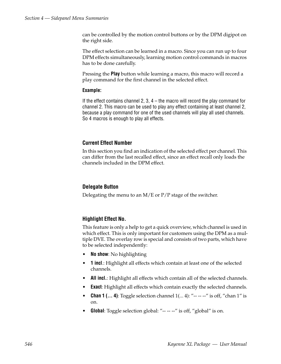 Grass Valley Kayenne XL Package v.7.0.4 User Manual | Page 548 / 663