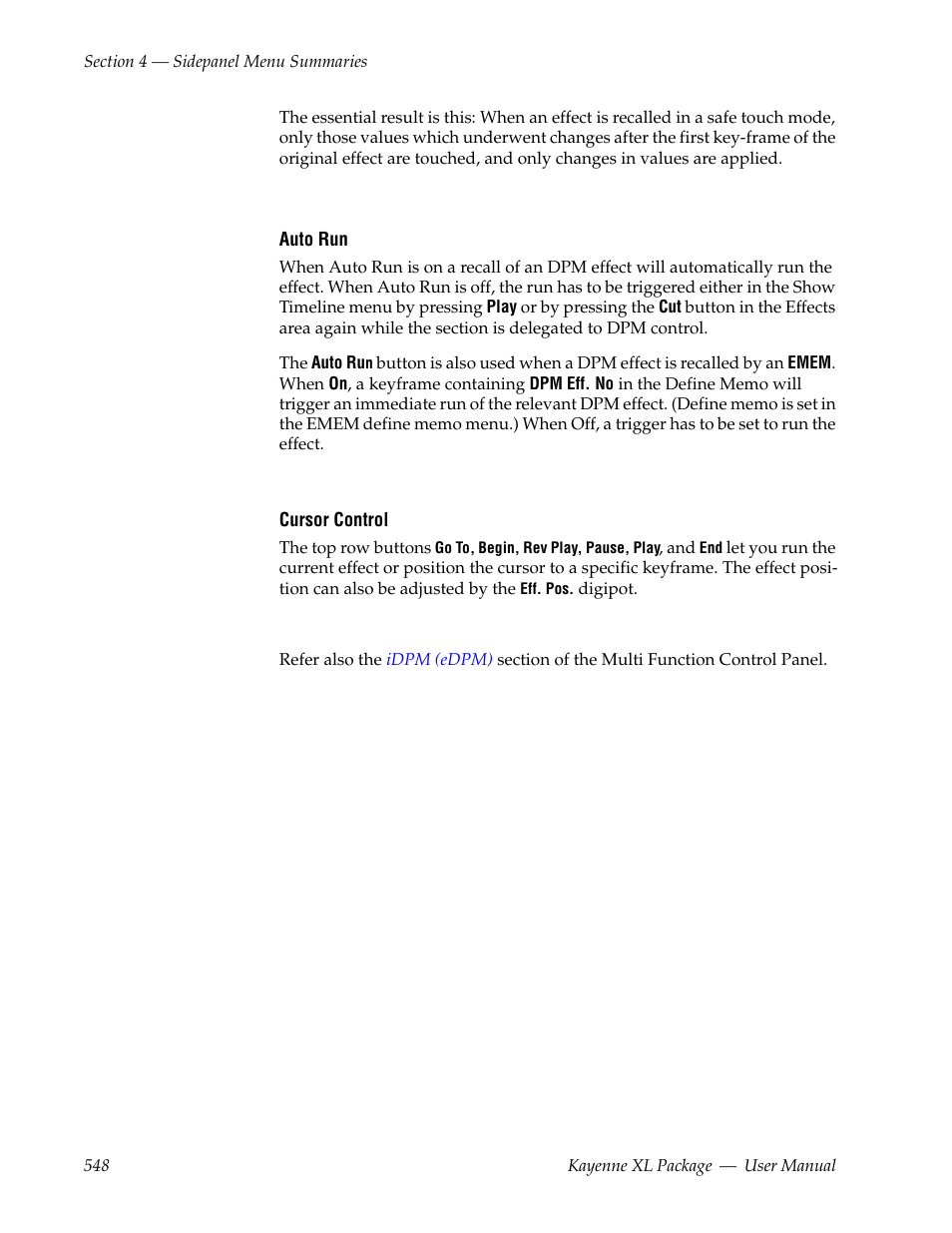 Grass Valley Kayenne XL Package v.7.0.4 User Manual | Page 550 / 663