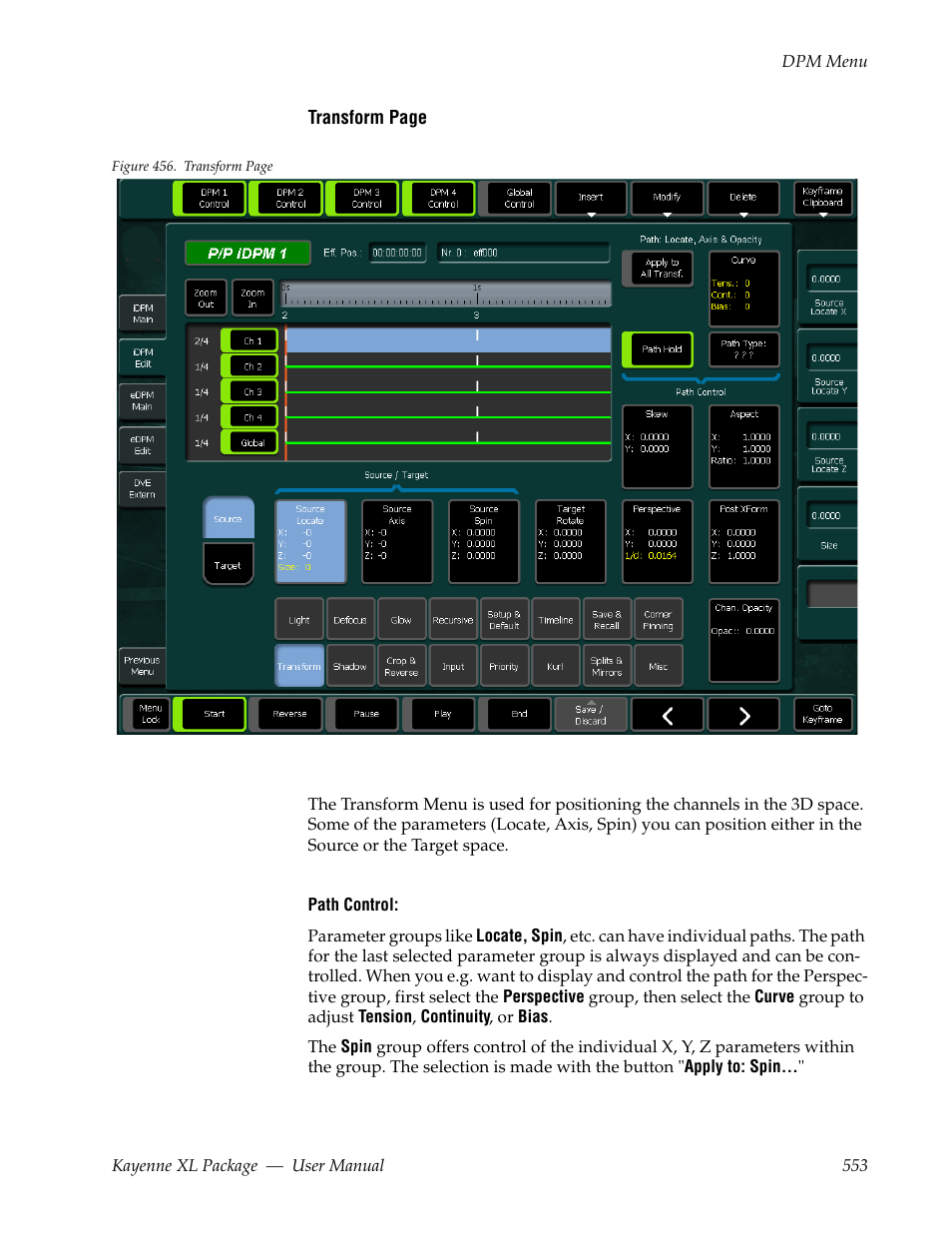 Grass Valley Kayenne XL Package v.7.0.4 User Manual | Page 555 / 663