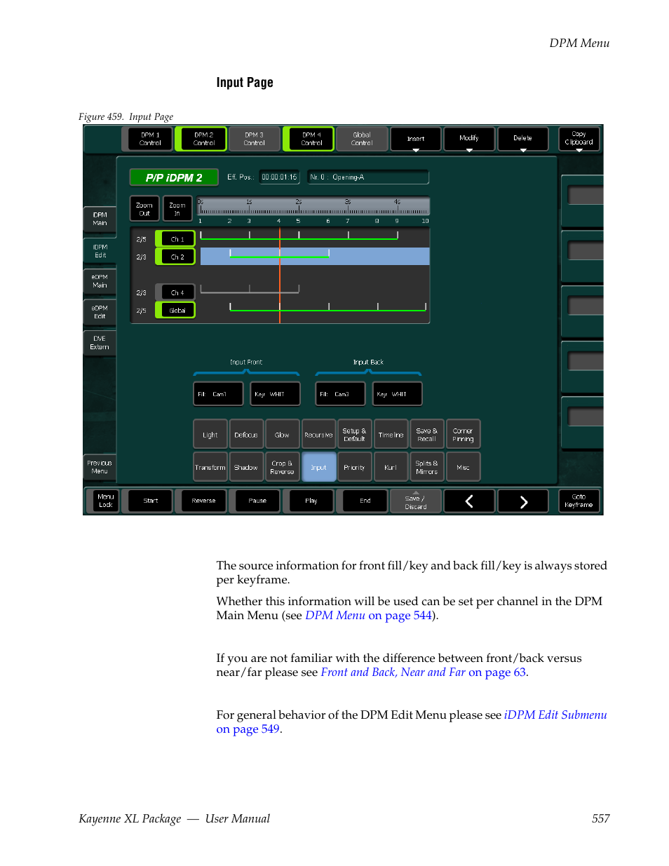 Grass Valley Kayenne XL Package v.7.0.4 User Manual | Page 559 / 663