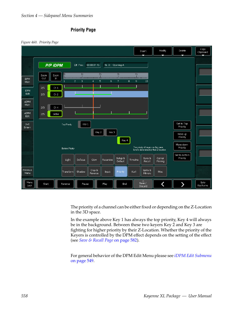 Grass Valley Kayenne XL Package v.7.0.4 User Manual | Page 560 / 663