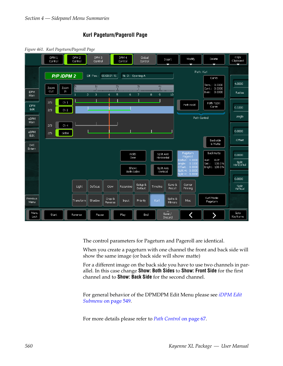 Grass Valley Kayenne XL Package v.7.0.4 User Manual | Page 562 / 663