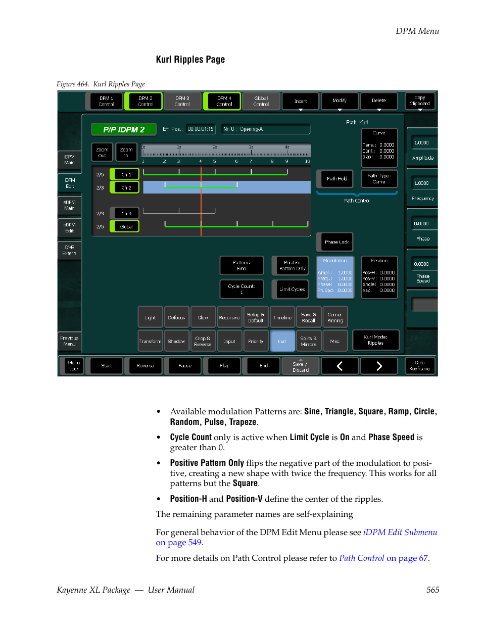 Grass Valley Kayenne XL Package v.7.0.4 User Manual | Page 567 / 663