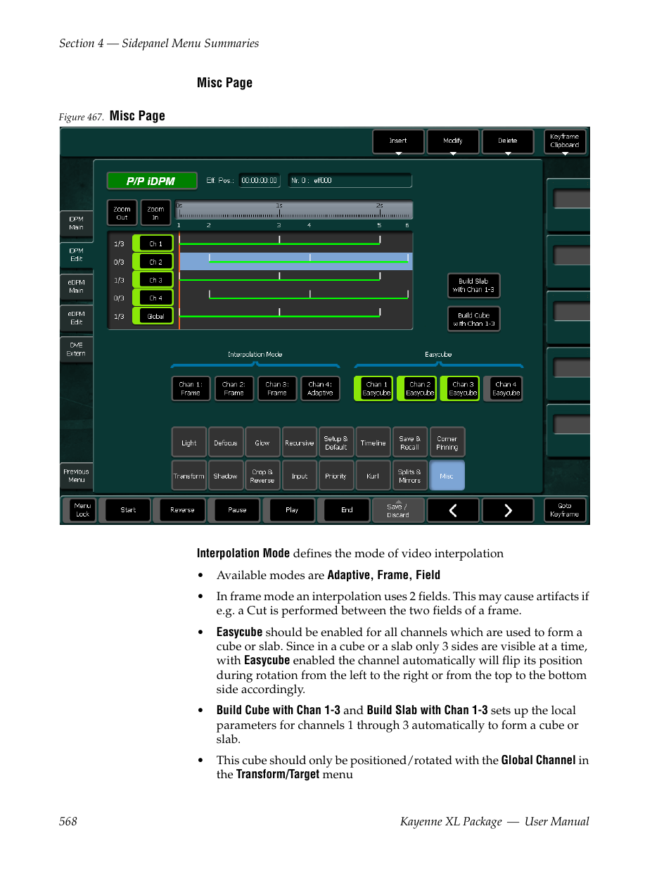 Grass Valley Kayenne XL Package v.7.0.4 User Manual | Page 570 / 663