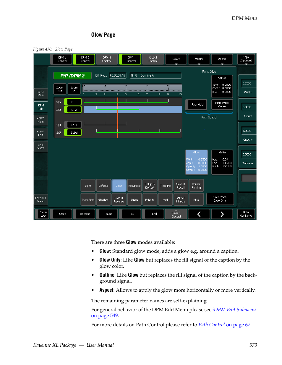 Grass Valley Kayenne XL Package v.7.0.4 User Manual | Page 575 / 663