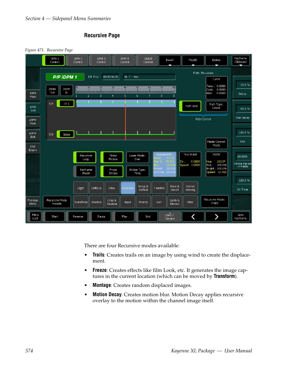 Grass Valley Kayenne XL Package v.7.0.4 User Manual | Page 576 / 663