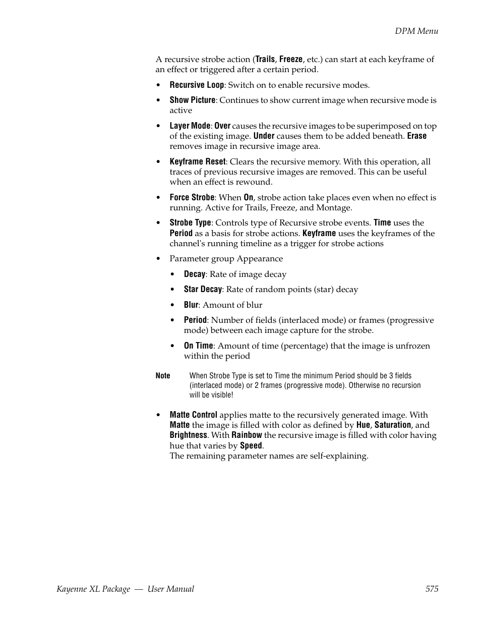 Grass Valley Kayenne XL Package v.7.0.4 User Manual | Page 577 / 663