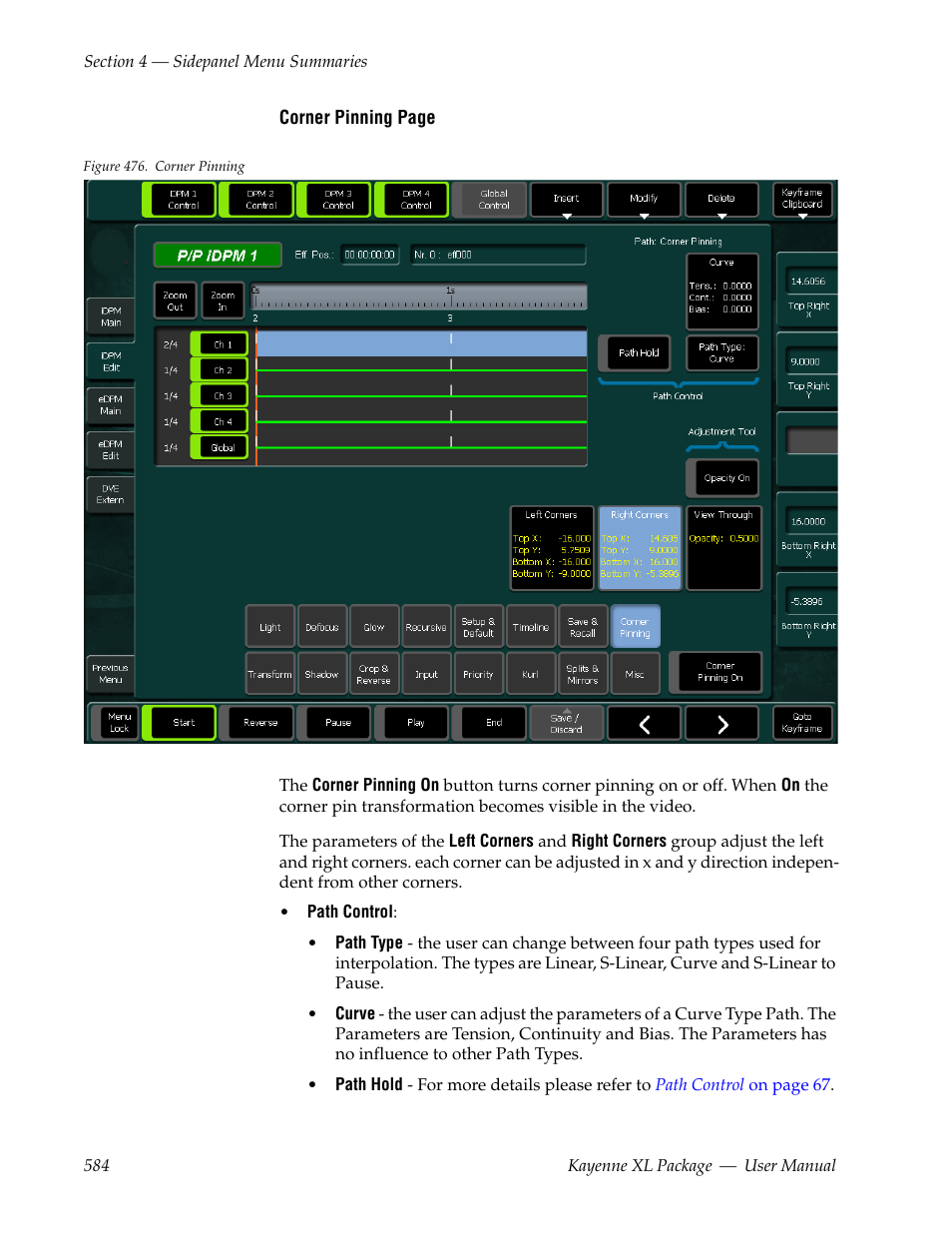 Grass Valley Kayenne XL Package v.7.0.4 User Manual | Page 586 / 663