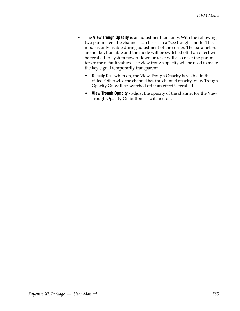 Grass Valley Kayenne XL Package v.7.0.4 User Manual | Page 587 / 663