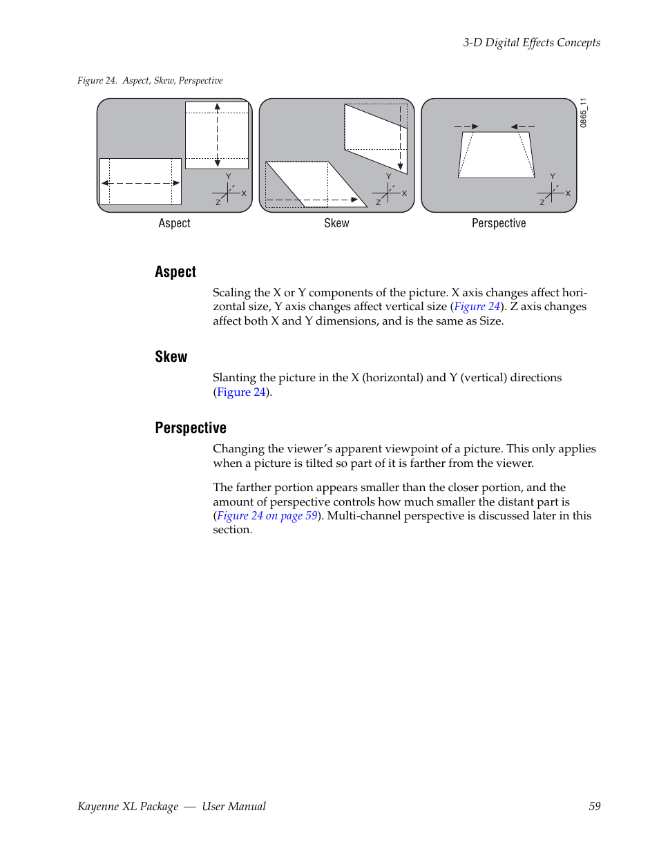 Aspect, Skew, Perspective | Grass Valley Kayenne XL Package v.7.0.4 User Manual | Page 61 / 663