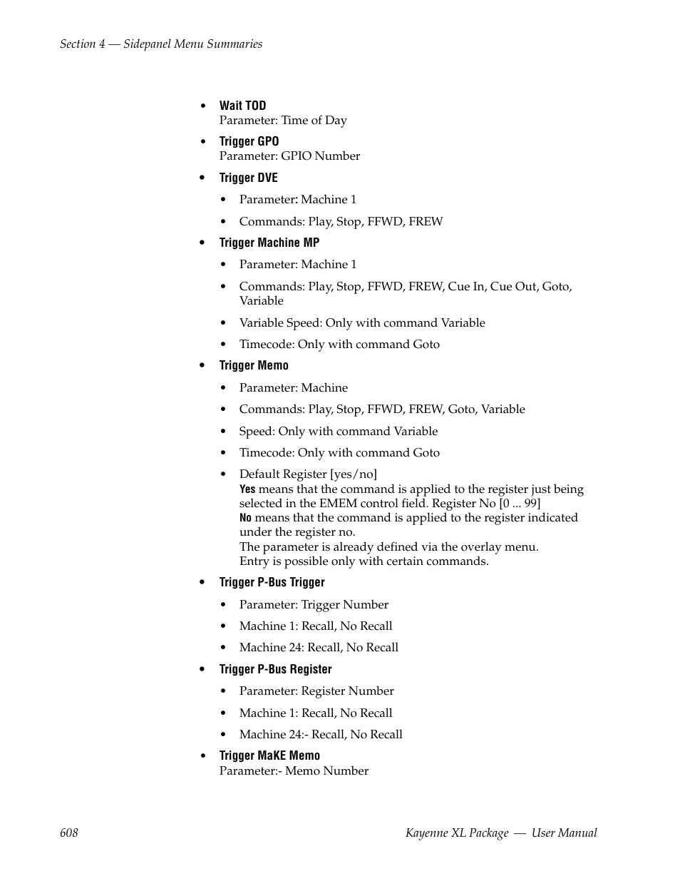 Grass Valley Kayenne XL Package v.7.0.4 User Manual | Page 610 / 663