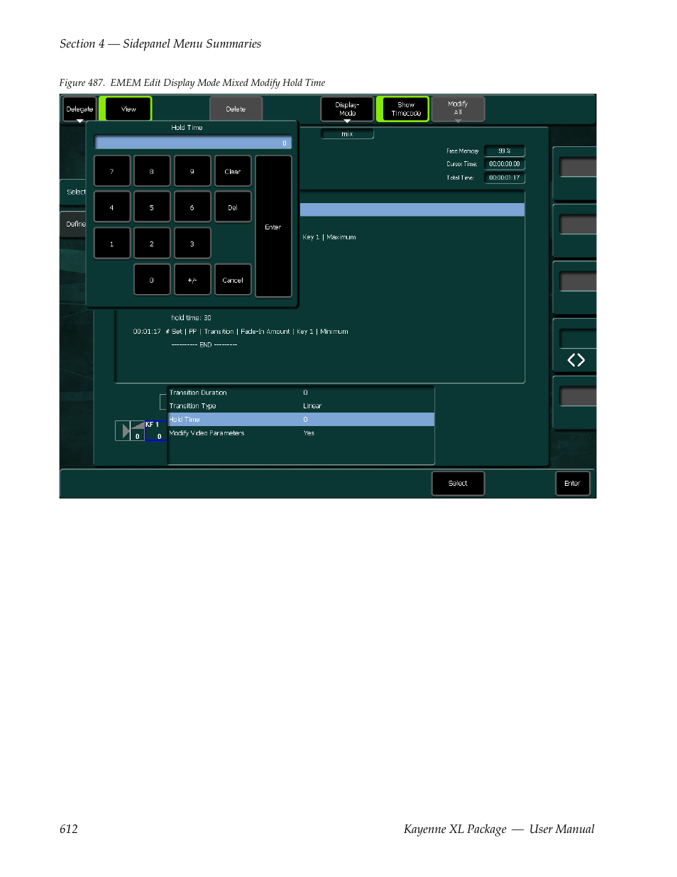 Grass Valley Kayenne XL Package v.7.0.4 User Manual | Page 614 / 663