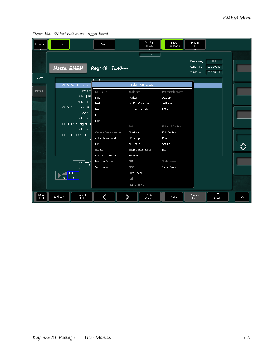 Grass Valley Kayenne XL Package v.7.0.4 User Manual | Page 617 / 663