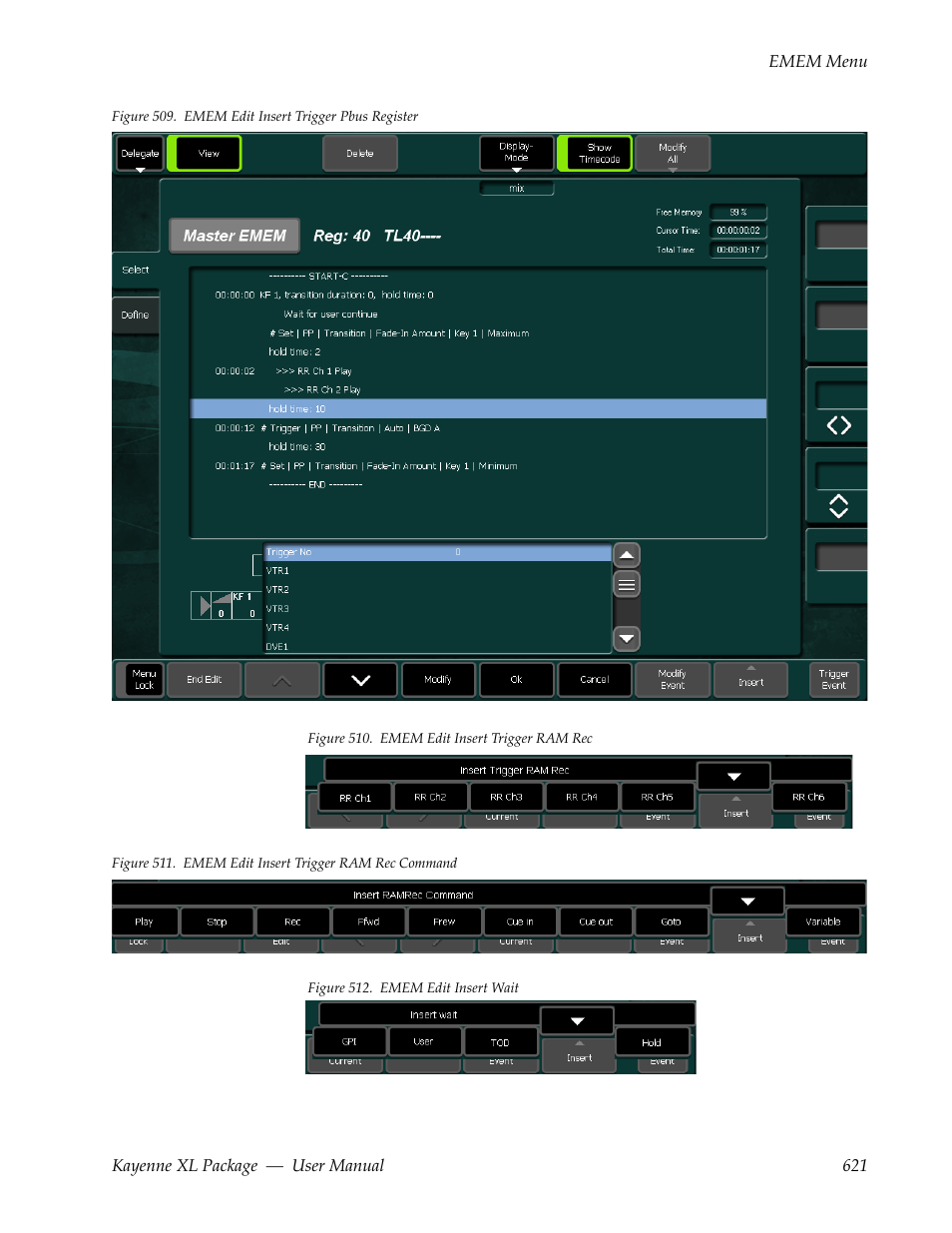 Grass Valley Kayenne XL Package v.7.0.4 User Manual | Page 623 / 663