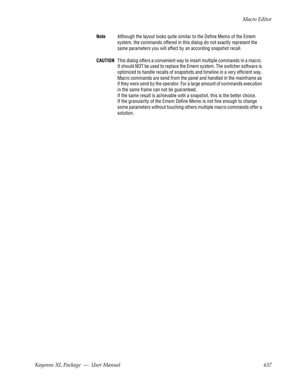 Grass Valley Kayenne XL Package v.7.0.4 User Manual | Page 639 / 663