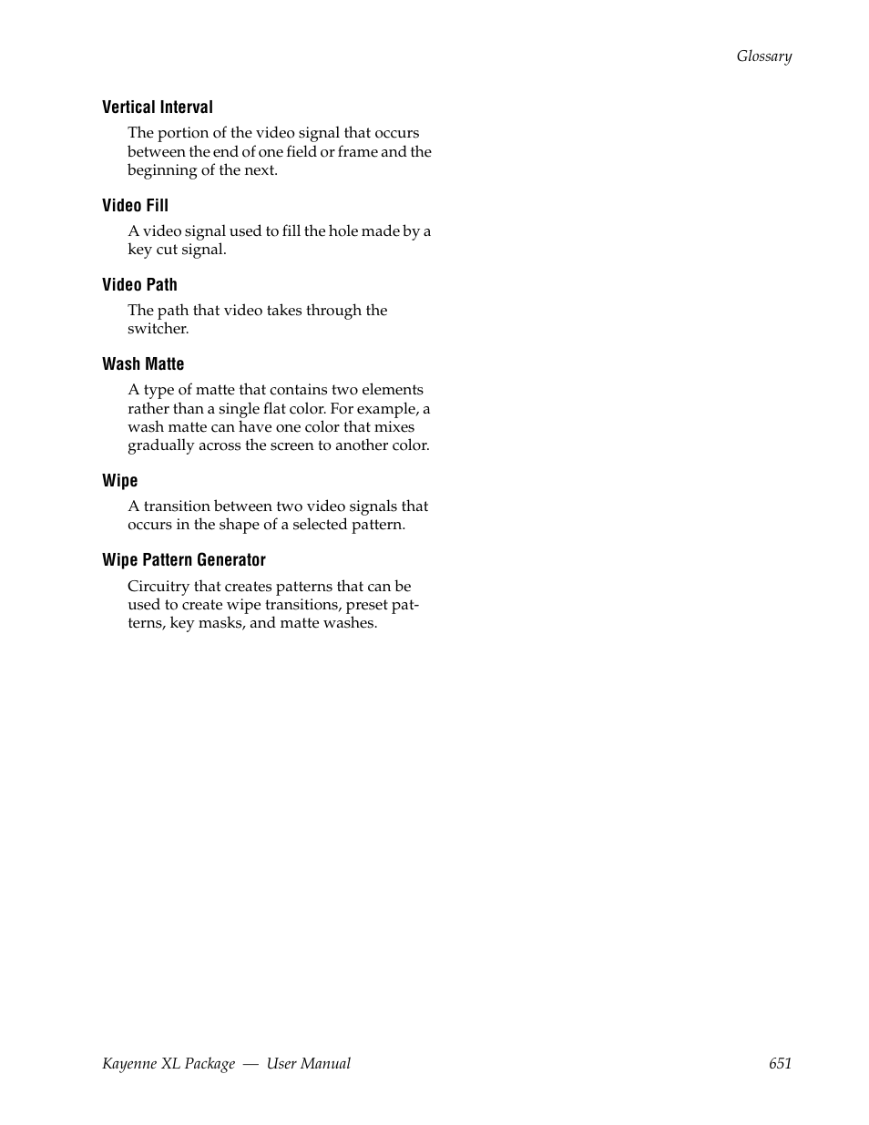 Grass Valley Kayenne XL Package v.7.0.4 User Manual | Page 653 / 663