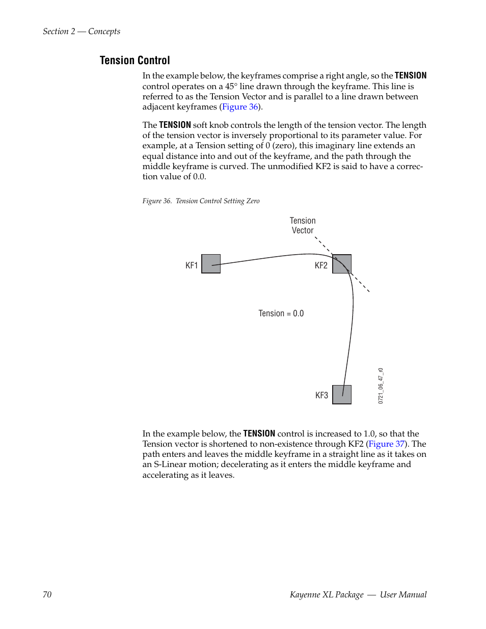 Tension control | Grass Valley Kayenne XL Package v.7.0.4 User Manual | Page 72 / 663