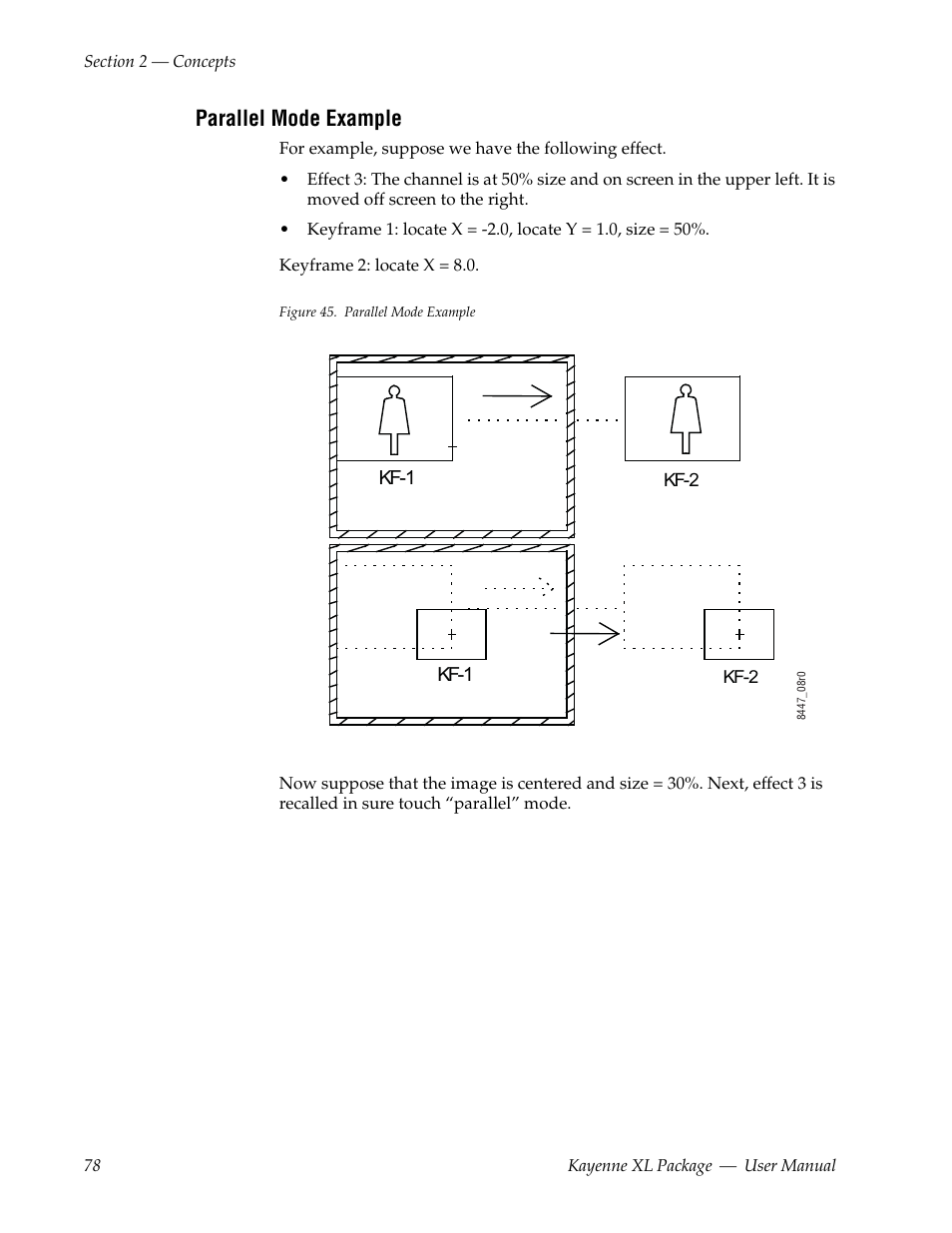 Parallel mode example | Grass Valley Kayenne XL Package v.7.0.4 User Manual | Page 80 / 663