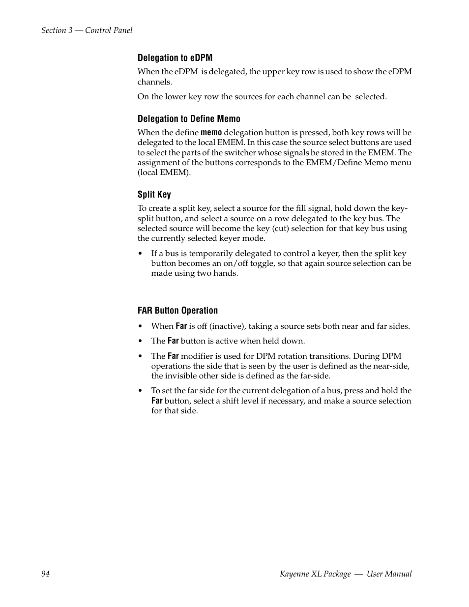 Grass Valley Kayenne XL Package v.7.0.4 User Manual | Page 96 / 663
