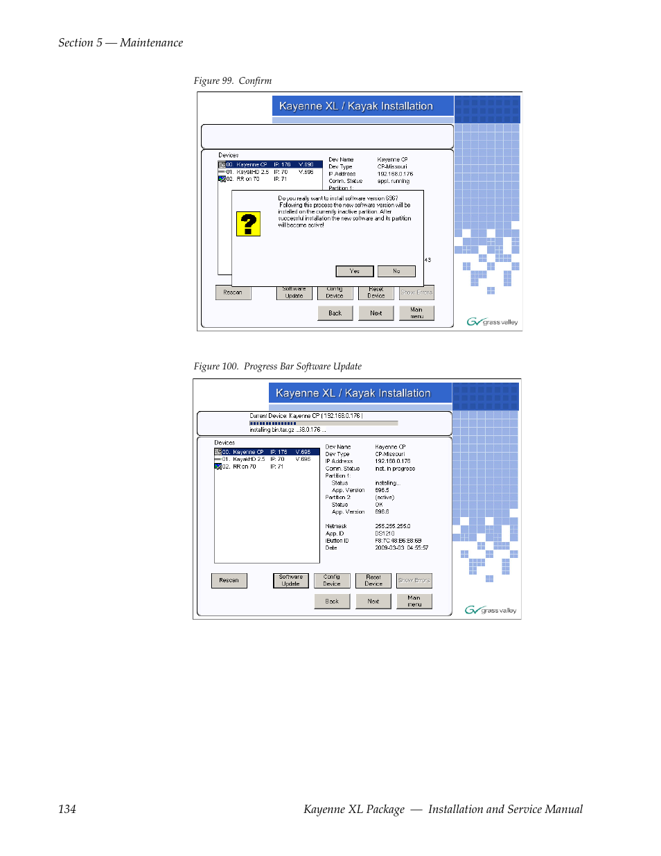 Grass Valley Kayenne XL Package Installation v.7.0.4 User Manual | Page 134 / 198