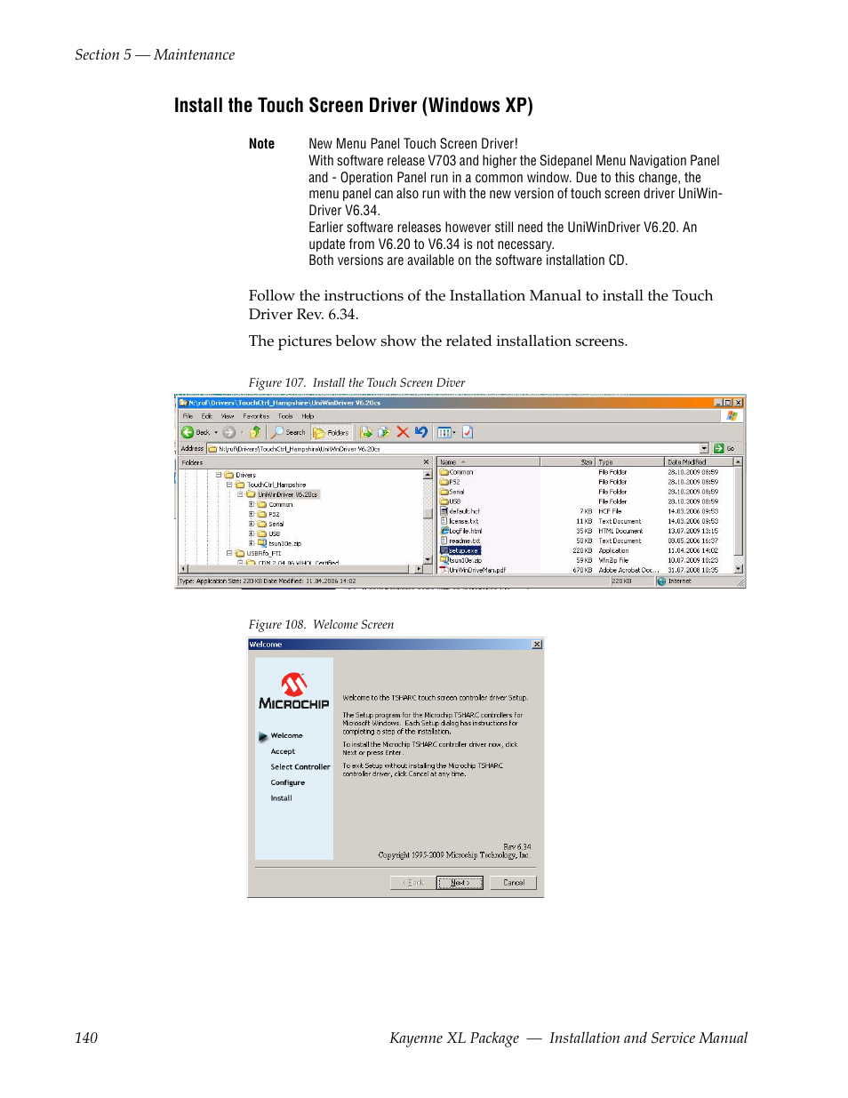 Install the touch screen driver (windows xp) | Grass Valley Kayenne XL Package Installation v.7.0.4 User Manual | Page 140 / 198