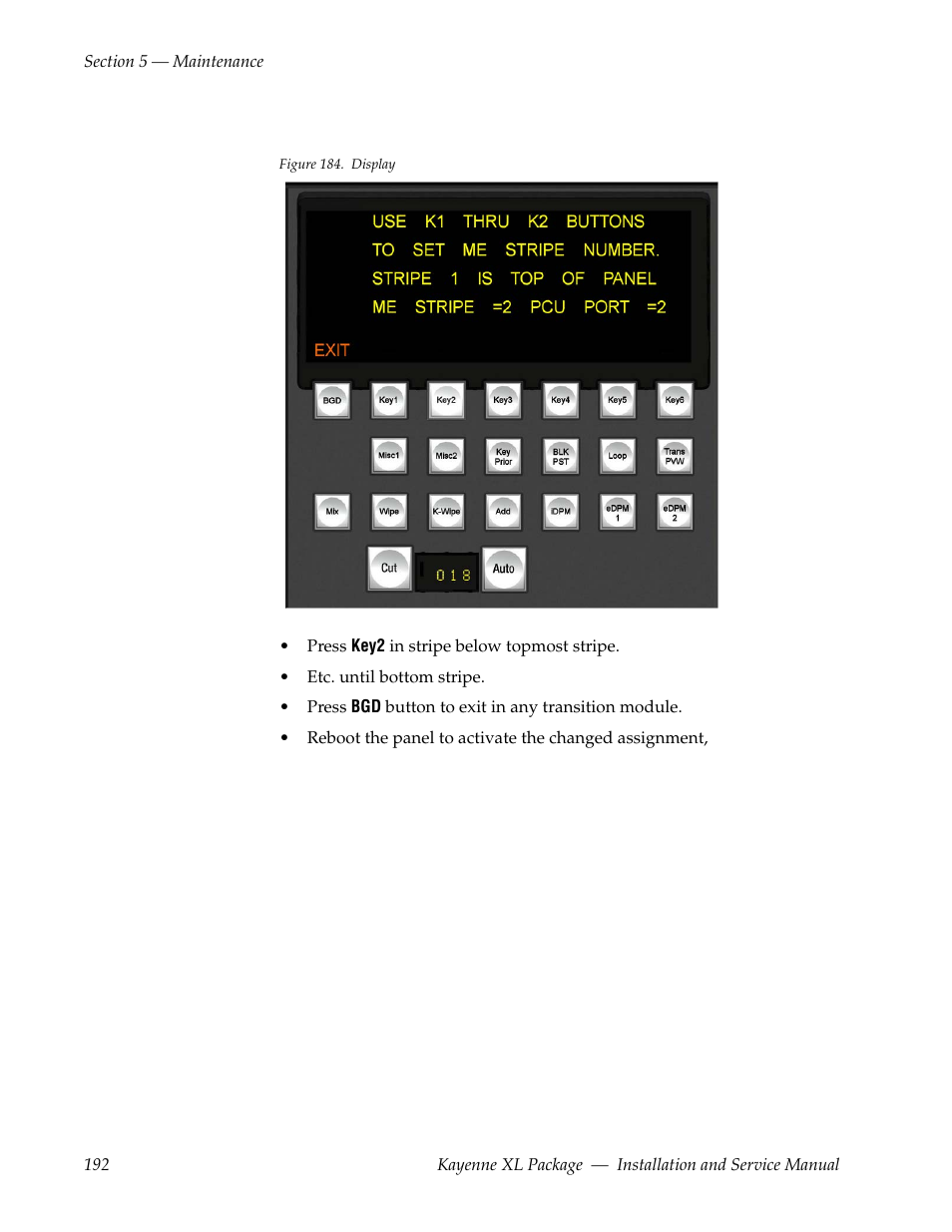Grass Valley Kayenne XL Package Installation v.7.0.4 User Manual | Page 192 / 198
