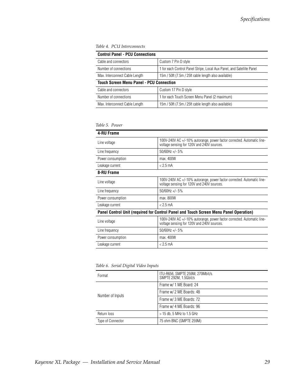 Grass Valley Kayenne XL Package Installation v.7.0.4 User Manual | Page 29 / 198