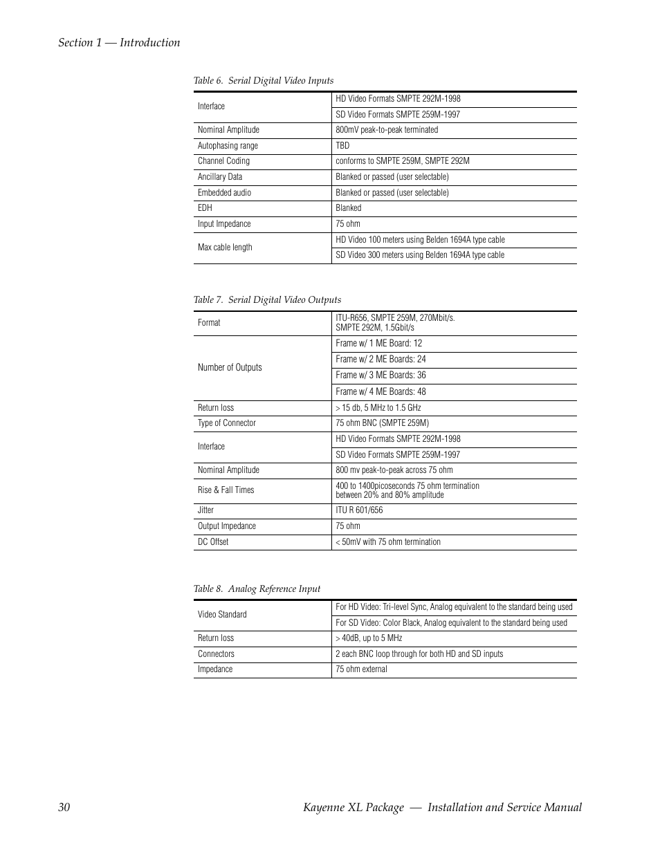 Grass Valley Kayenne XL Package Installation v.7.0.4 User Manual | Page 30 / 198