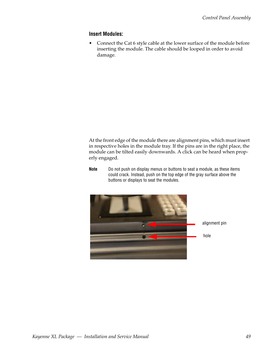 Grass Valley Kayenne XL Package Installation v.7.0.4 User Manual | Page 49 / 198