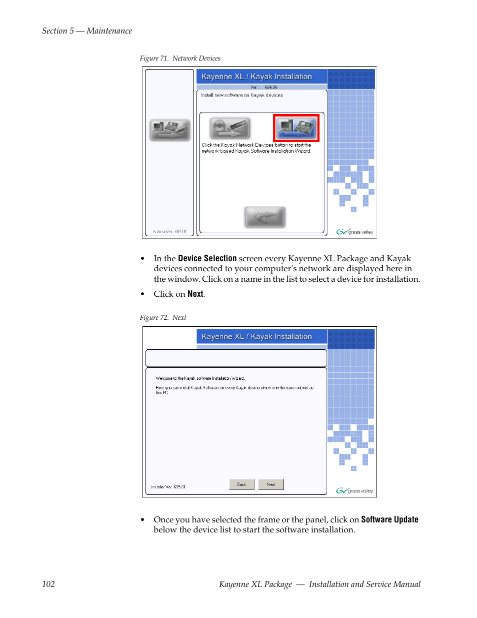 Grass Valley Kayenne XL Package Installation v.7.0.2 User Manual | Page 102 / 164
