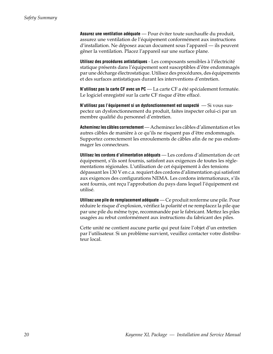 Grass Valley Kayenne XL Package Installation v.7.0.2 User Manual | Page 20 / 164