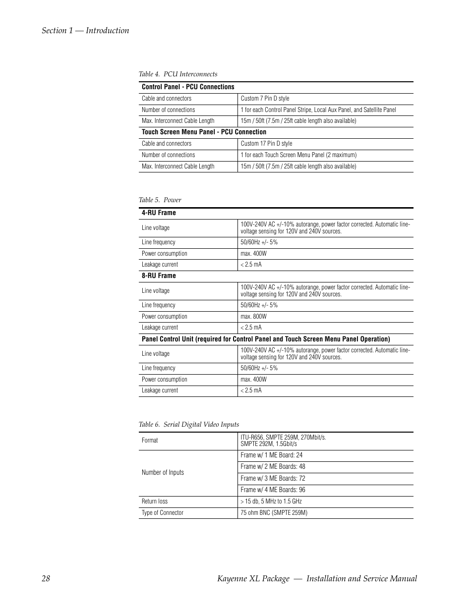 Grass Valley Kayenne XL Package Installation v.7.0.2 User Manual | Page 28 / 164