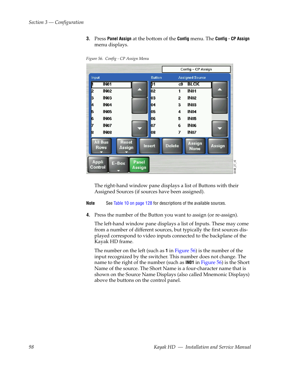 Grass Valley Kayak HD Installation v.6.8.8 User Manual | Page 98 / 184