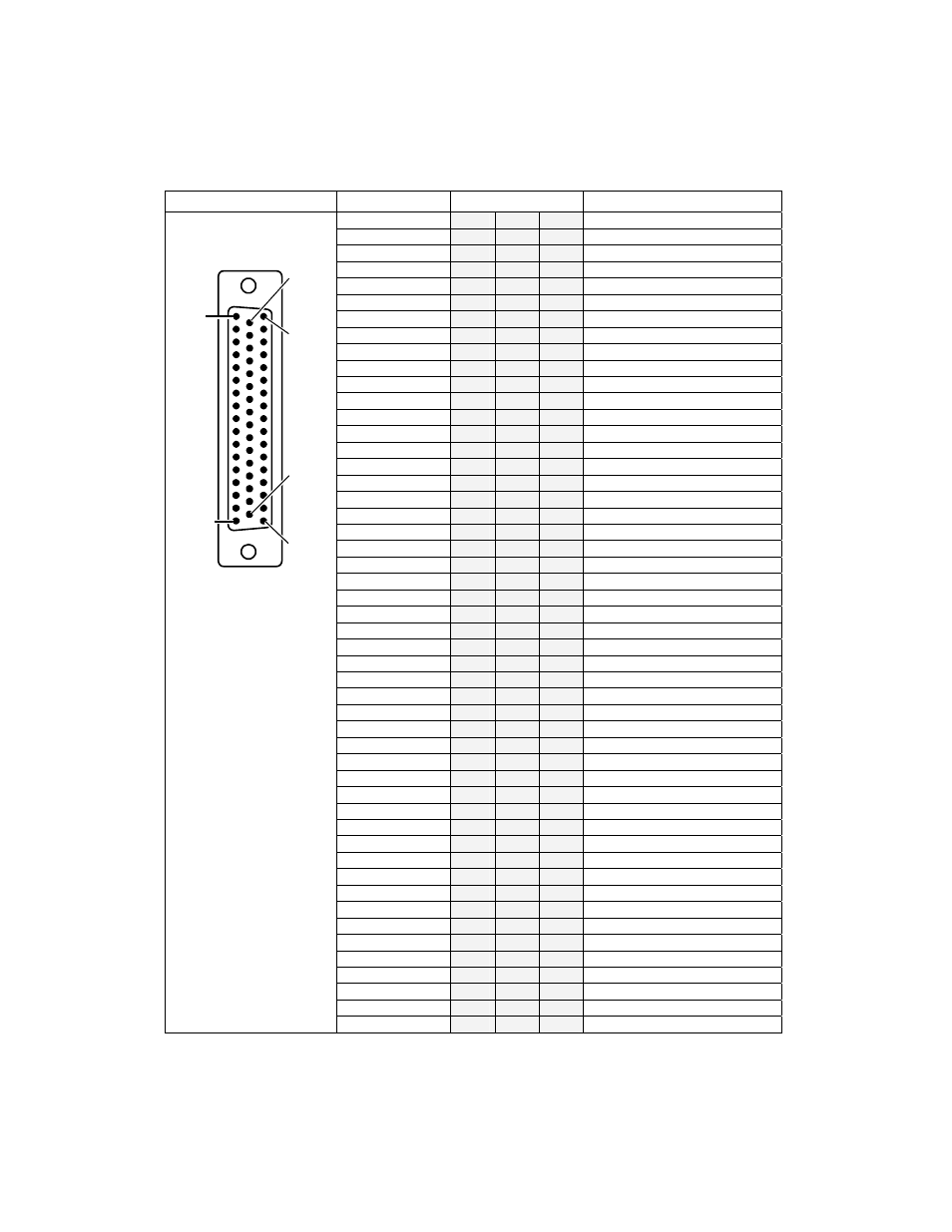 Frame gpi/o – tally, 6 frame gpi/o – tally, Kayakdd-1 digital production switcher | Socket ribbon cable 50-pin d-sub signal, 48 planning and installation manual | Grass Valley KayakDD-1 Installation User Manual | Page 49 / 90