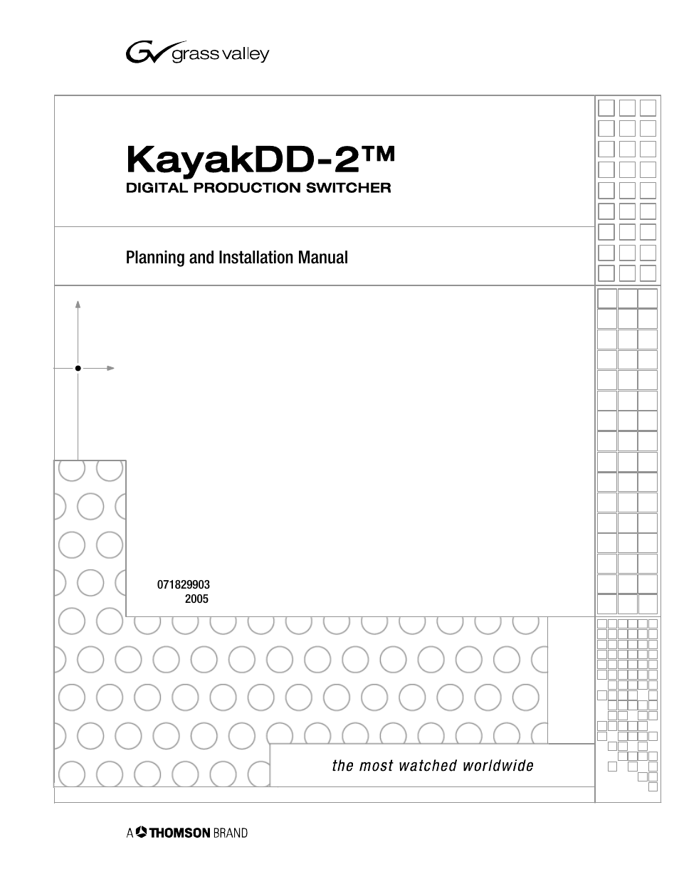 Grass Valley KayakDD-2 v.6.7.1 User Manual | 95 pages
