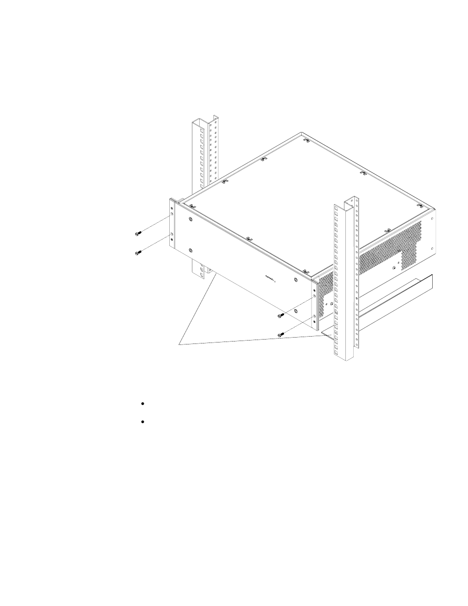 Rack mounting procedure, Figure 7, Kayakdd-2 video processor frame rack mounting | Grass Valley KayakDD-2 v.6.7.1 User Manual | Page 40 / 95