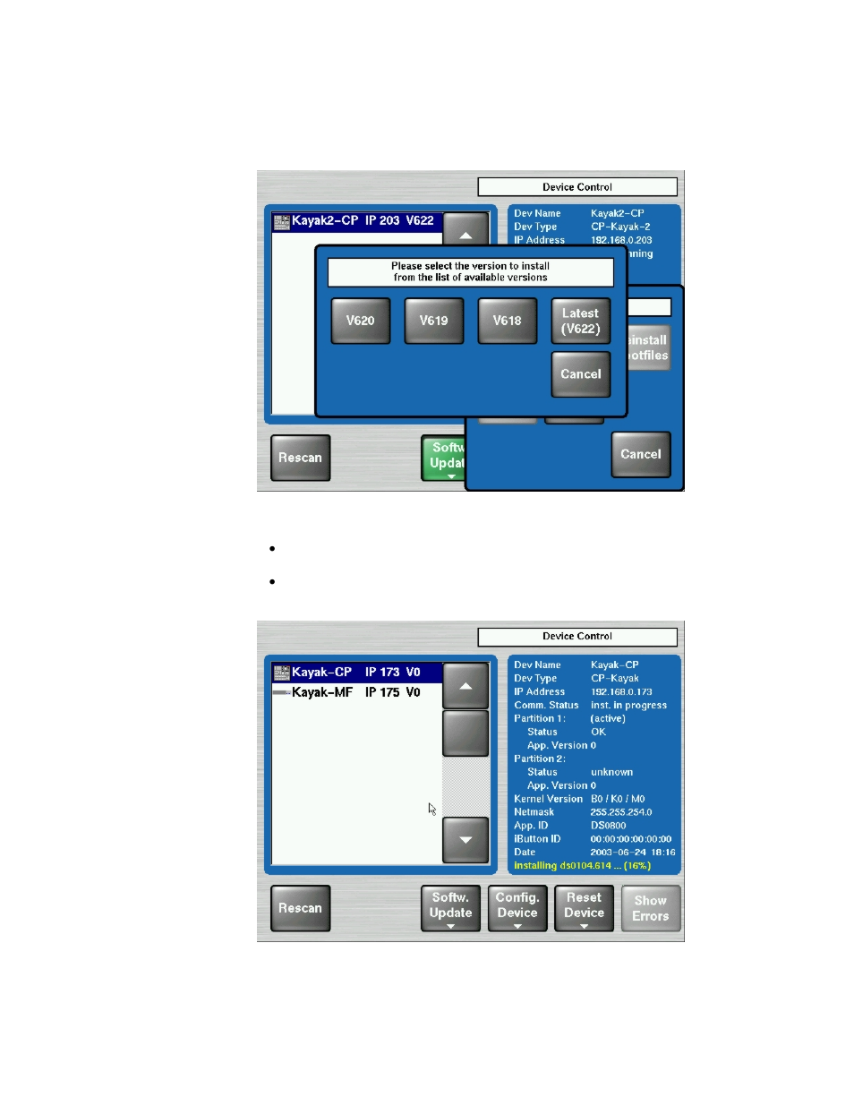 Installation procedure, Figure 20, Start installation procedure | Figure 21 | Grass Valley KayakDD-2 v.6.7.1 User Manual | Page 68 / 95