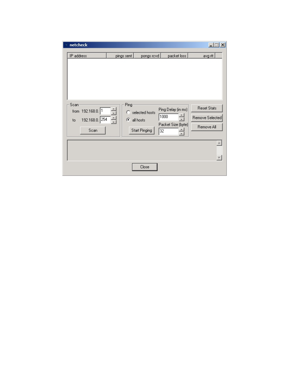 Figure 31, Netcheck window | Grass Valley KayakDD-2 v.6.7.1 User Manual | Page 83 / 95