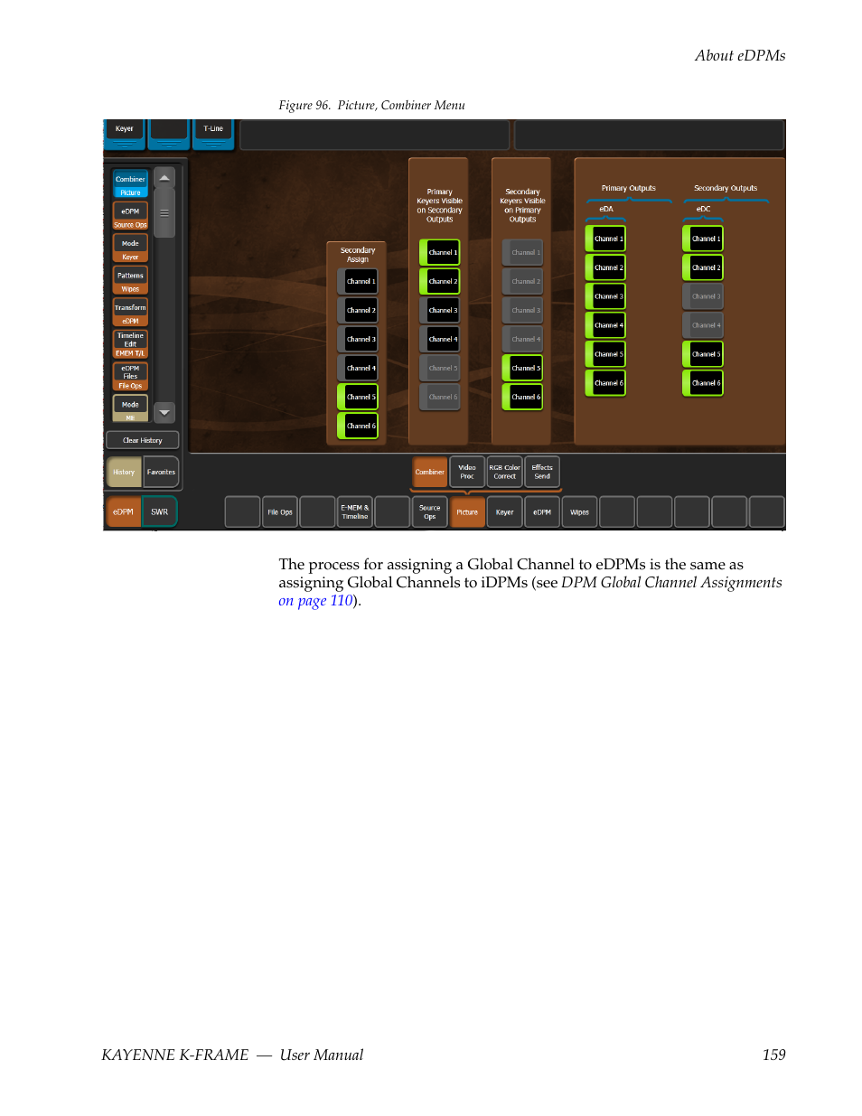 Grass Valley Kayenne K-Frame v.7.0 User Manual | Page 159 / 460