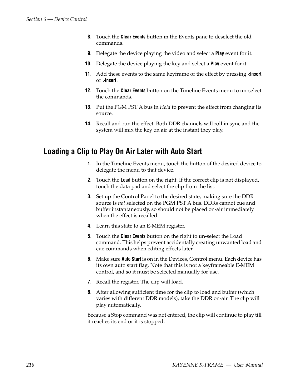Grass Valley Kayenne K-Frame v.7.0 User Manual | Page 218 / 460