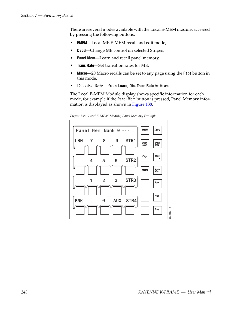 Grass Valley Kayenne K-Frame v.7.0 User Manual | Page 248 / 460